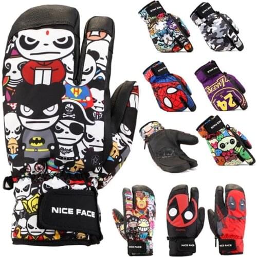 Nice Face winter ski gloves women snowboard gloves men mittens mountain skiing invierno esqui gants ski handschoenen mannen