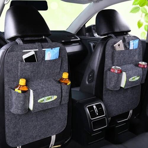 1PC Car Storage Bag Universal Box Back Seat Bag Organizer Backseat Holder Pockets Car-styling Protector Auto Accessories For kid