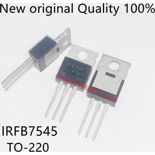 10PCS/LOT IRFB7545 TO-220 60V 95A New spot hot sale