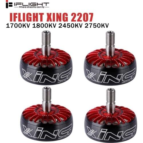 4PCS iFlight XING 2207 Brushless Motor Shell Rotor Parts for RC Drone FPV Racing 1700KV 1800KV 2450KV 2750KV