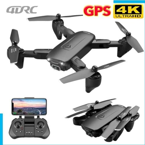 4DRC F6 GPS Drone With Camera 5G RC Quadcopter Drones HD 4K WIFI FPV Foldable Off-Point Flying Photos Video Dron Helicopter Toy