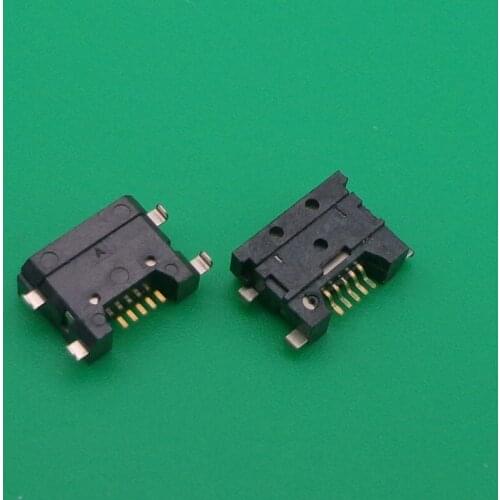 5pcs/lot Mini Micro USB connector Charging Port Dock socket power plug 5pin female Repair Parts for ZTE S2002