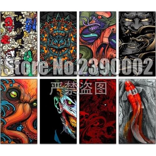 5d Diy Diamond Painting Cross Stitch Diamond Embroidery Skull Mosaic Cartoon Full Rhinestone Gift Handmade Picture Wall Stickers