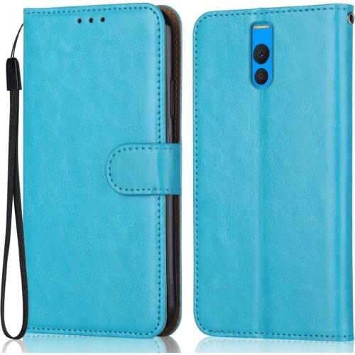 Wallet Flip Case for Para on Meizu M6 Note Note6 Cover Leather Fitted Case with Strap Phone Bag