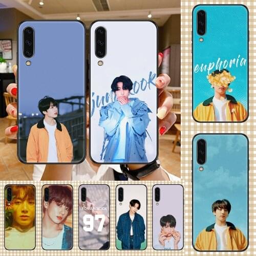 KPOP Jungkook Euphoria Phone case For Samsung Galaxy A 3 5 7 8 10 20 21 30 40 50 51 70 71 E S 2016 2018 4G black silicone back