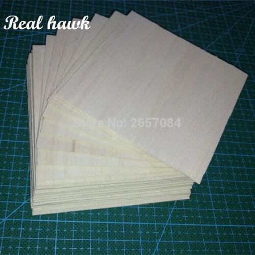 AAA+ Balsa Wood Sheet ply 20 Sheets 100x90x1mm Model Balsa Wood Can be Used for Military Models etc Smooth DIY free shipping