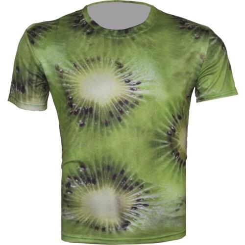Joyonly Kids Short Sleeve T-shirt Summer 2018 Fruit Kiwifruit Print T Shirt For Baby Boys Girls Cool Tops Tees Children Clothing