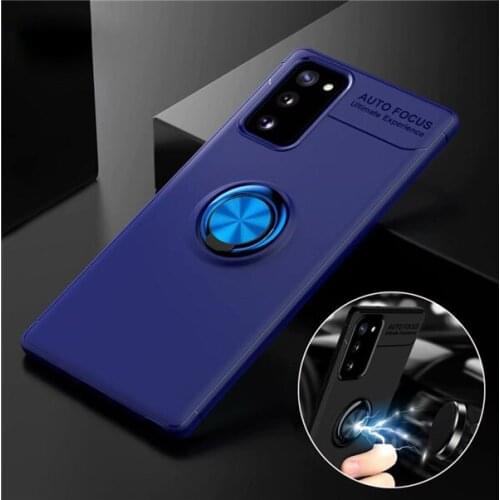 For Samsung Galaxy S20 FE Case S20FE S20 Ultra S20 Fan Edition Case Magnetic Ring Stand Soft Cover For Samsung Note 20 Ultra