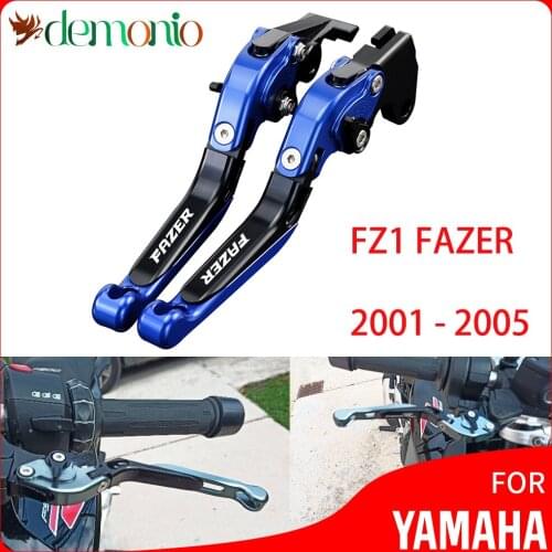 For Yamaha FZ1 FAZER 2001 2002 2003 2004 2005 Motorcycle Accessories Folding Extendable Brake Clutch Levers