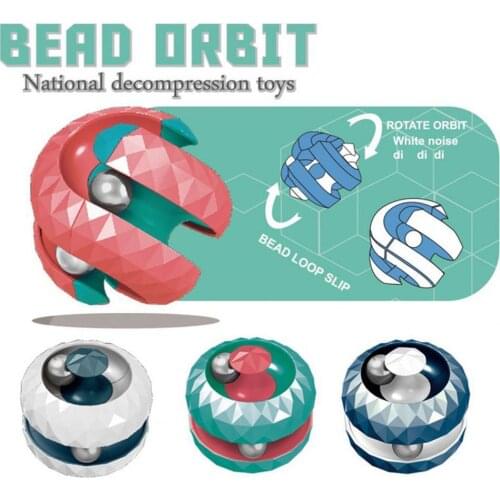 Fidget Toys Spinner Stress-relieving Early Education Compact Novelty Ball Track Pinball Gyro Cube Anti Stress Toy for Kid Adult