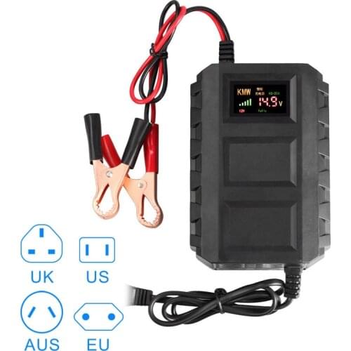 Intelligent 12V 20A Automobile Batteries Lead Acid Smart Battery Charger For Car Motorcycle S55