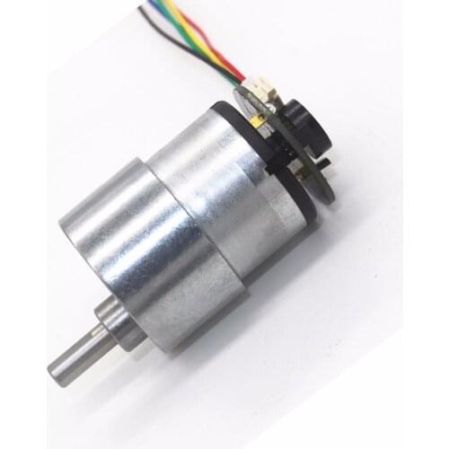 JGB37-520 Encoder Motor, Geared Motor, Smart Car DC Gear Motor, DIY Intelligent Device Motor