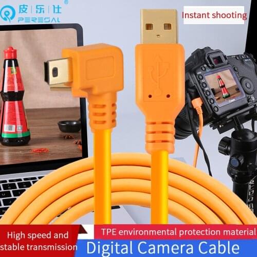 Mini USB Cable Mini USB to USB Fast Data Cable for cannon 80D 750D 760D 77D 70D 6D2 6D 5D3 digital camera to computer high speed