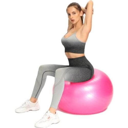 Ombre Seamless Yoga Set Crop Top Padded Bra Push-Up Leggings Women Sportswear Gym Set Workout Clothes Fitness Suit Sports Outfit