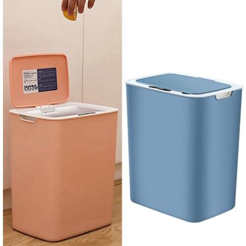 Automatic Sensor Dustbin Smart Sensor Trash Can Induction Waste Bin Eco-Friendly Dustbin Household Trash Bin 14L