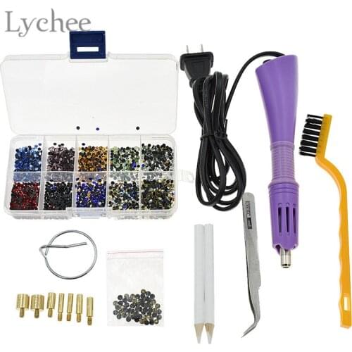 Lychee Rhinestone Setter Wand Heater Tool Kits Set Diamond Painting Accessory DIY Tools Supplies for Cross Stitch