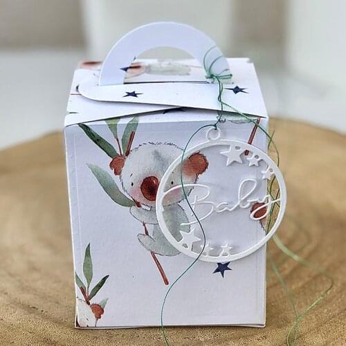 Metal cutting dies cut die mold Baby star tag decoration Scrapbook paper craft knife mould blade punch stencils dies