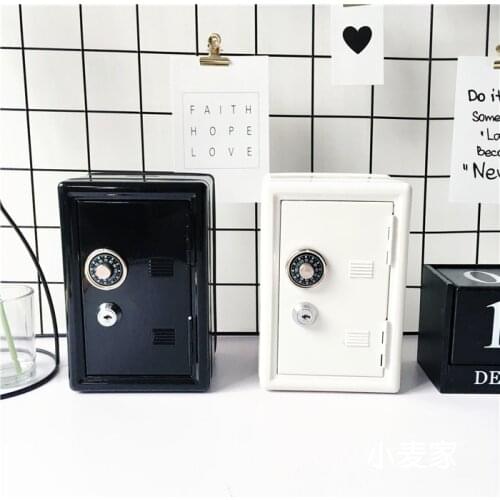 Cash Coin Money Atm Mini Machine Savings Bank Safe Cute Piggy Bank for Adults Kids Cofre De Moeda Coin Counter Purse AD50PB