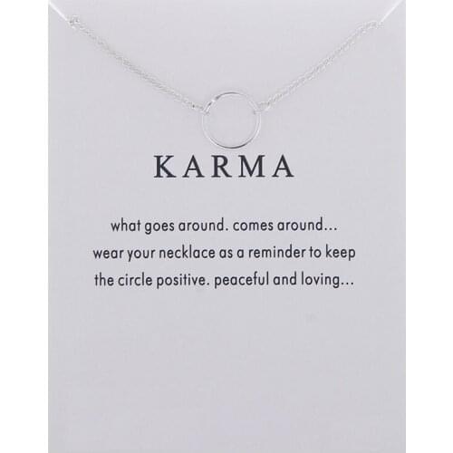 Fashion Chain Circle Necklace Gold-color Pendant Necklaces Clavicle Chains Statement Necklace Women Jewelry