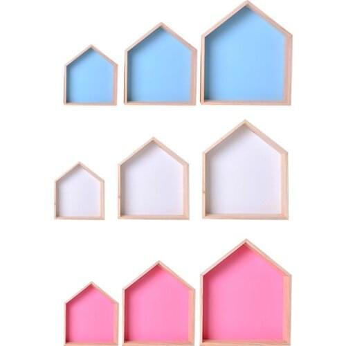 Wall Decoration Wooden Shelf For Kids Room Nursery Decoration Wall Wood Shelf For Children Boy Girl Room Wall Decor Shelf