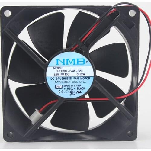 Genuine 3610KL-04W-B20 9025 inverter cooling fan 12V 0.12A silent double ball