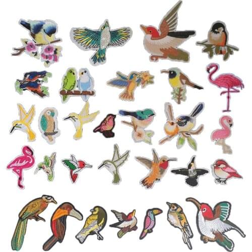 Little bird micro-chapter patch can be sewn and ironed tops pants embroidery clothing DIY supplies accessories 1PCS for sale