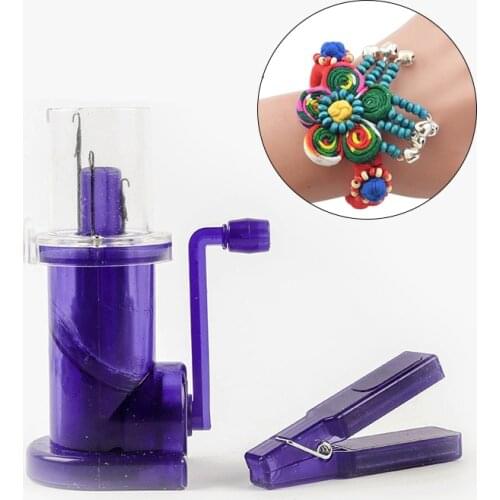 DIY Hand Knitting Machine Creative Craft Knit Loom Spool Knitter For Ornaments Making Rope Thread Weave Tool Sewing Accessories