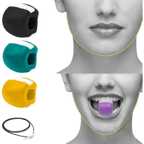Jawline Jaw Exerciser Ball Fitness Accessories Muscle Training Device Face-lift Double Chin Removal Chewing Ball Build Muscle