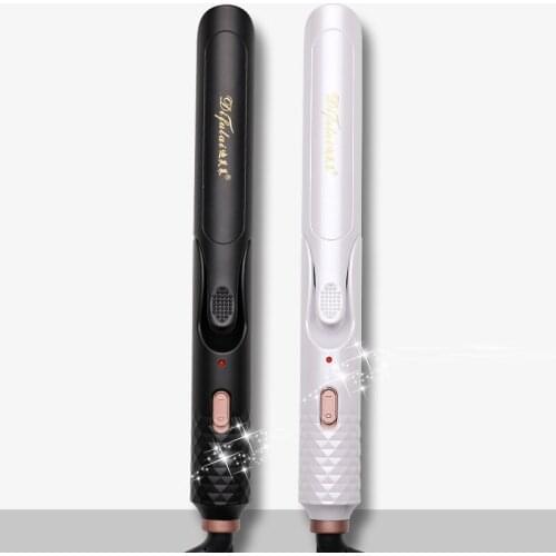 15s fast heat Straight hair splint curling stick dual-use Air bangs curling hair straightener brush Constant temperature