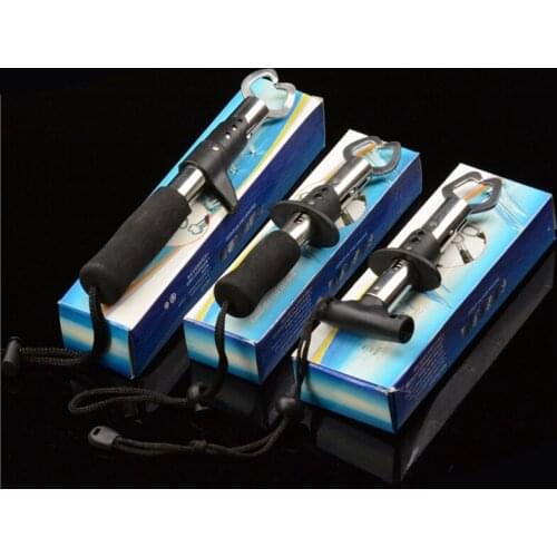 1Pc Stainless Steel Fish Gripper Pliers Lip Grip Clamp Grabber Trigger Lock Tool Tackle Fishing Accessories Tools