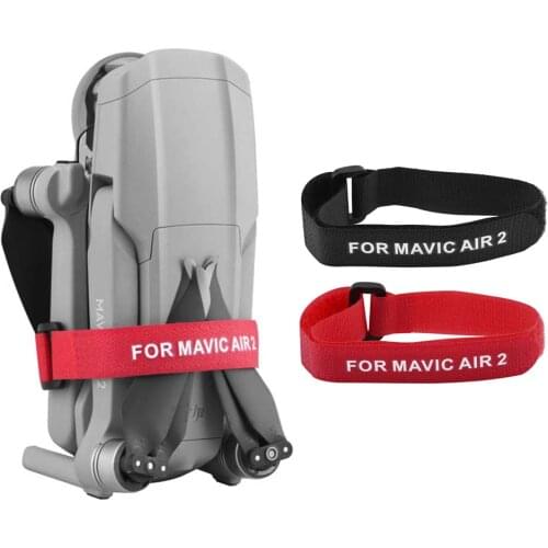 2 Pcs Protable Propeller Blade Tape Straps Holder for DJI Mavic Air 2 Drone Motor Fixed Belt Hook Loop Cable Cord Ties Accessory