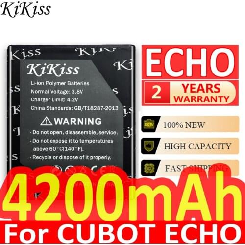 4200mAh High Capacity Battery For CUBOT ECHO Mobile Phone Li-ion Polymer Battery Big Power For CUBOT ECHO