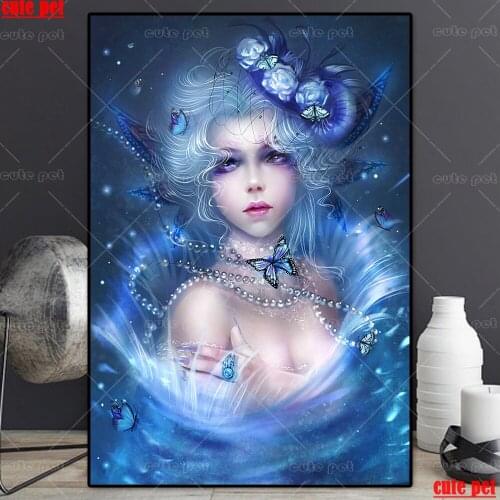 Cross stitches Dream woman Diamond Painting DIY full drill diamond painting Character Gift Embroidery Home Decor Diamond Mosaic