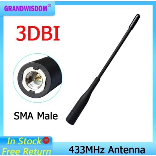 433MHz antenna SMA Male Connector antena 433 mhz antenne directional waterproof antennas for Walkie talkie wireless