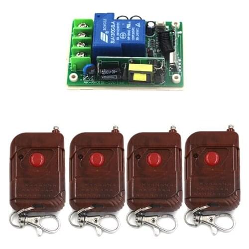 AC 85V-250V 30A 1CH RF 3000W Wireless Remote Control Switch and Controller System For Smart/Intelligent Home light/LED SKU: 5307