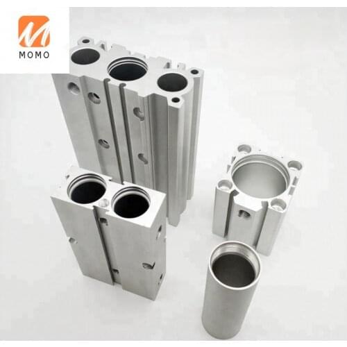 Double Rod Pneumatic Cylinder Spare Parts Aluminum Honed Tube