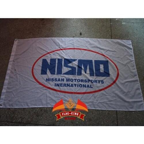 For nismo car racing club flag, 90*150CM polyster banner,flag king