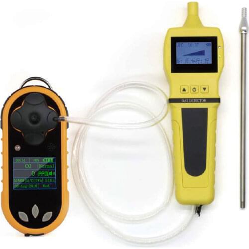 K-100 Combustible Gas Detector with Gas Sampling Pump portable EX Detector Four Alarm methods Industrail Gas Alarm Dectector