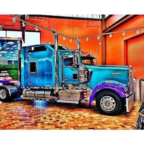 Full Square/Round Drill 5D DIY Diamond Painting "big truck" 3D Embroidery Cross Stitch Mosaic Rhinestone Home Decor Gift NEW1888