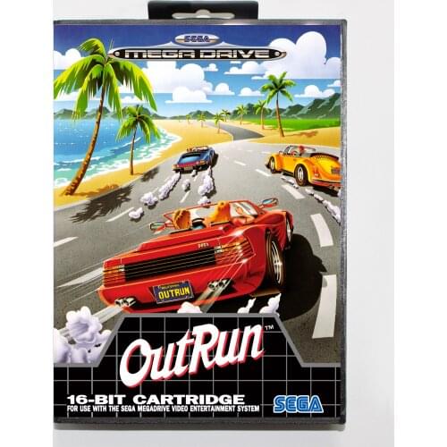 OutRun 16bit MD Game Card For Sega Mega Drive/ Genesis with Retail Box