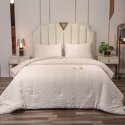 LUCKYBULL Soft and breathable for quilted quilt oversized king bedding set double bed