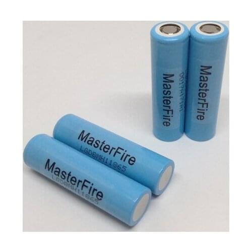 MasterFire 4pcs/lot Original MH1 INR18650MH1 18650 3200mah 3.7V 10A High Drain Rechargeable Battery Lithium Batteries Cell