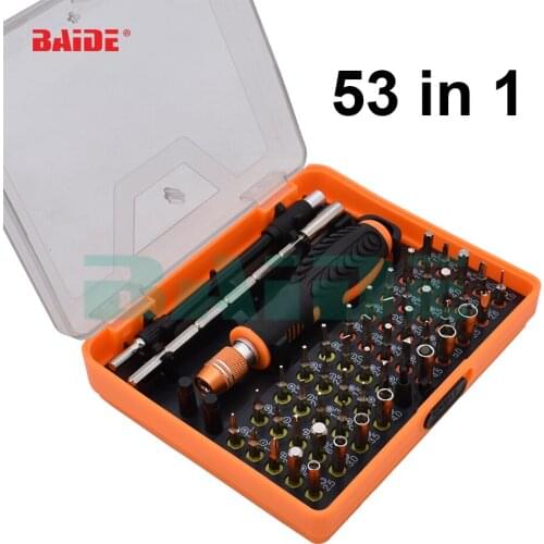 53 in 1 Precision Torx Screwdriver Set Flexible Drill Shaft Disassembly Screwdrivers Bit Repair Open Tool Kit for Smart Phone