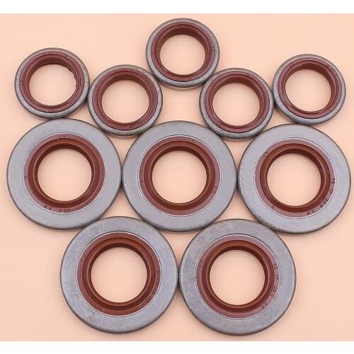 5pcs/lot Oil Seal Set For Stihl MS660 066 MS650 Chainsaw 9640 003 1850, 9640 003 1560