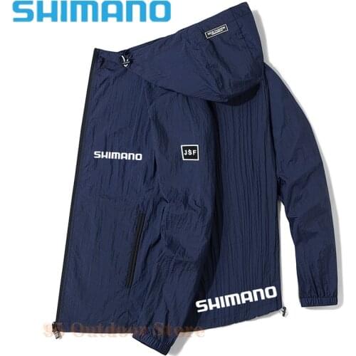 Unisex 2021 New Shimano Fishing Clothing Thin Sun Protection Outdoor Casual Fishing Skin Jacket Hooded Breathable Fishing Shirt