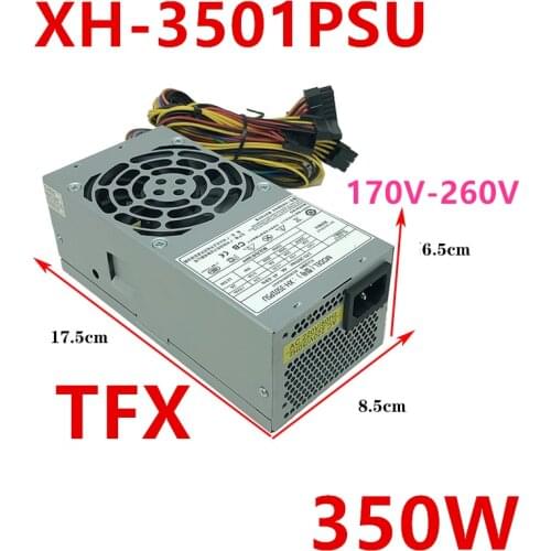New PSU For Xinhang TFX Vostro 200S 220S 230S 260S Inspiron 530S 531S 545S 546S 560S 620S DX7400 350W Power Supply XH-3501PSU