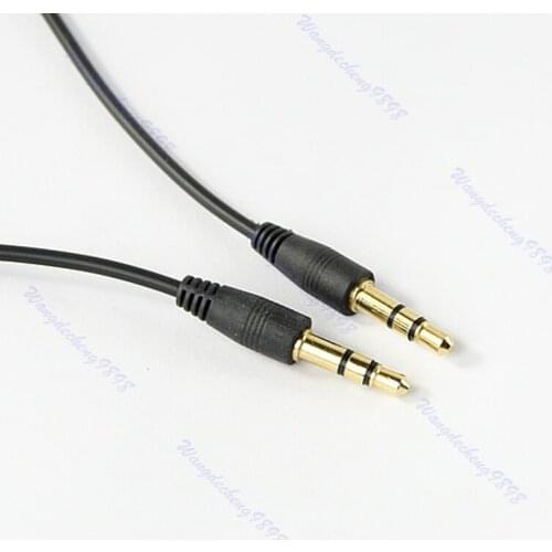 R58A 3.5mm Jack Coiled Spiral Male to Male M/M Plug Stereo Extension Cable 4Ft