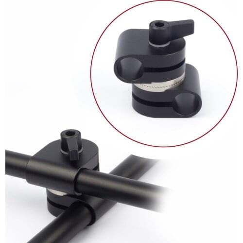 ARRI Type Rosette 360° Rotate Swivel Extension Arm 15mm Rod Clamp fr Film Movie Camera Rig Support System Follow Focus Matte Box