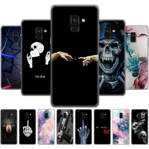 For Samsung Galaxy A8 2018 silicon A530 A530F case Soft TPU Phone back Cover For Samsung A8 Plus 2018 A730 A730F Case Clear bag