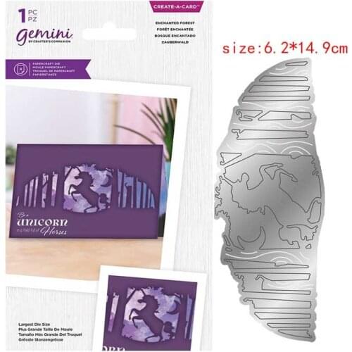 Sirius Silver unicorn Metal cutting dies cut die mold card Scrapbook paper craft knife mould blade punch stencils new die